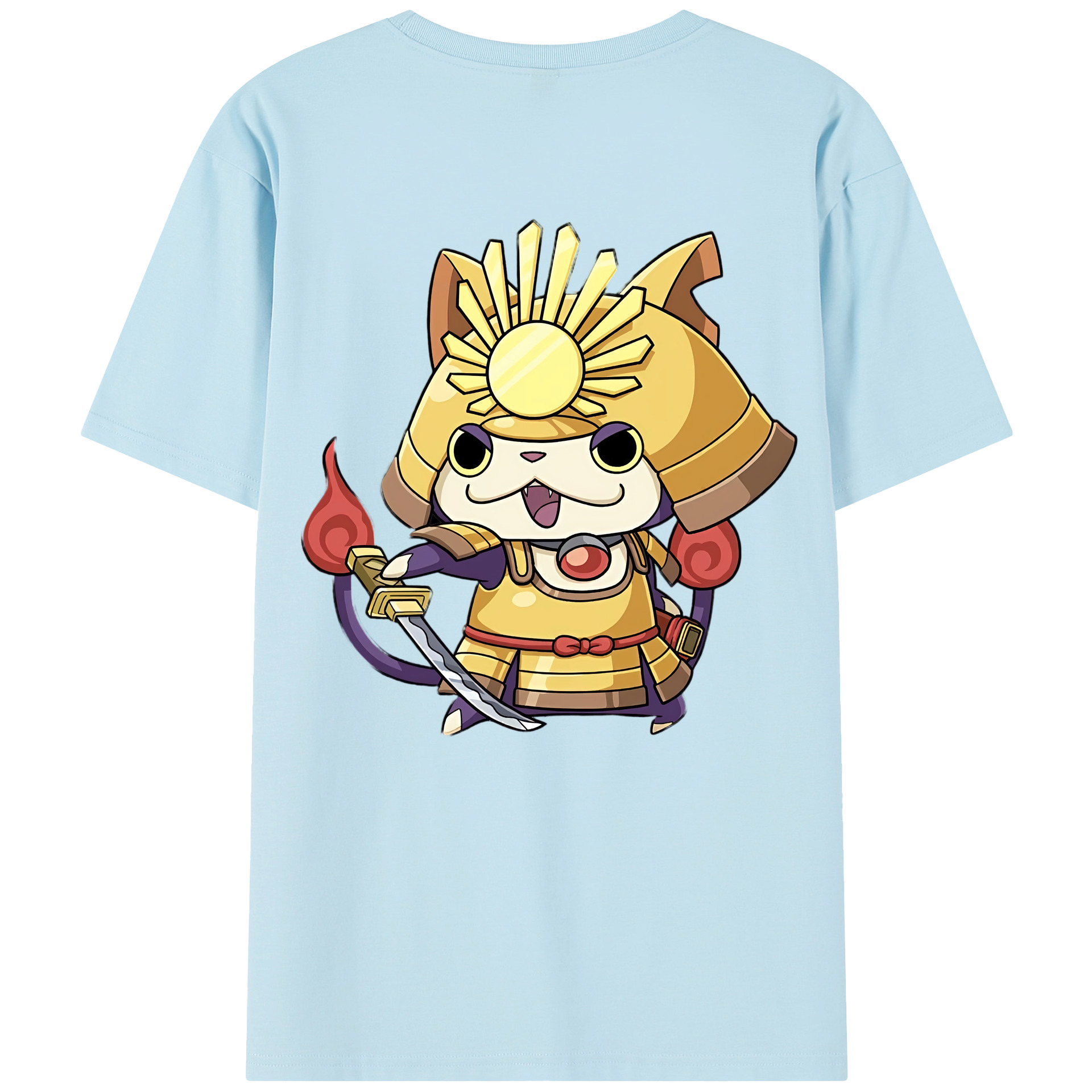 （画像用） 妖怪ウォッチ Yo-kai Watch 綿100％半袖Tシャツ（背面プリント）